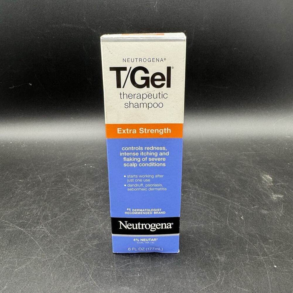Neutrogena T/Gel Therapeutic Extra Strength Dandruff Shampoo 6oz New In Box